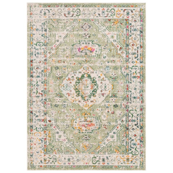 Madison 5 ft. x 8 ft. Sage/Ivory Oriental Area Rug