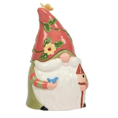 GIBSON HOME Snowman Hug 8.5 in. Durastone Cookie Jar 985117463M - The Home  Depot