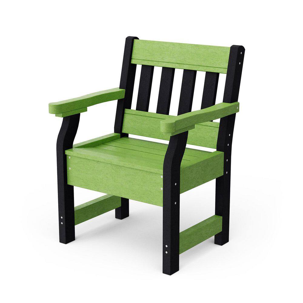 Heritage Lime Green and Black HDPE Plastic Outdoor Garden Chair price history on PriceWatchPro