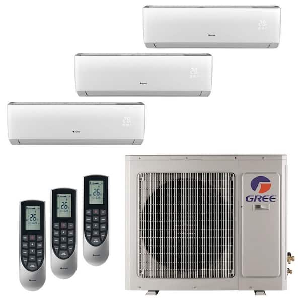 GREE Multi-21 Zone 26000 BTU Ductless Mini Split Air Conditioner with Heat, Inverter and Remote -230-Volt/60Hz