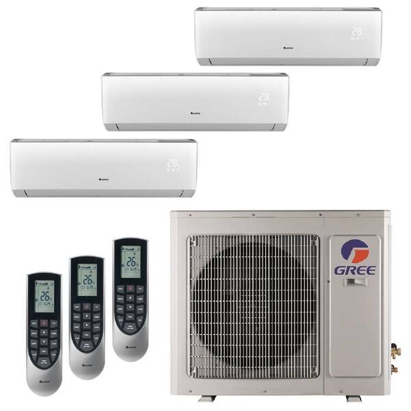 GREE Multi-21 Zone 26000 BTU Ductless Mini Split Air Conditioner with Heat, Inverter and Remote -230-Volt