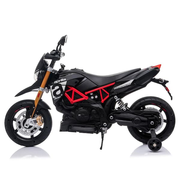 Details about   Aprilia Licensed 12V Kids Ride-On Motorcycle Motor Bike W/ Training 2-Wheels NEW 
