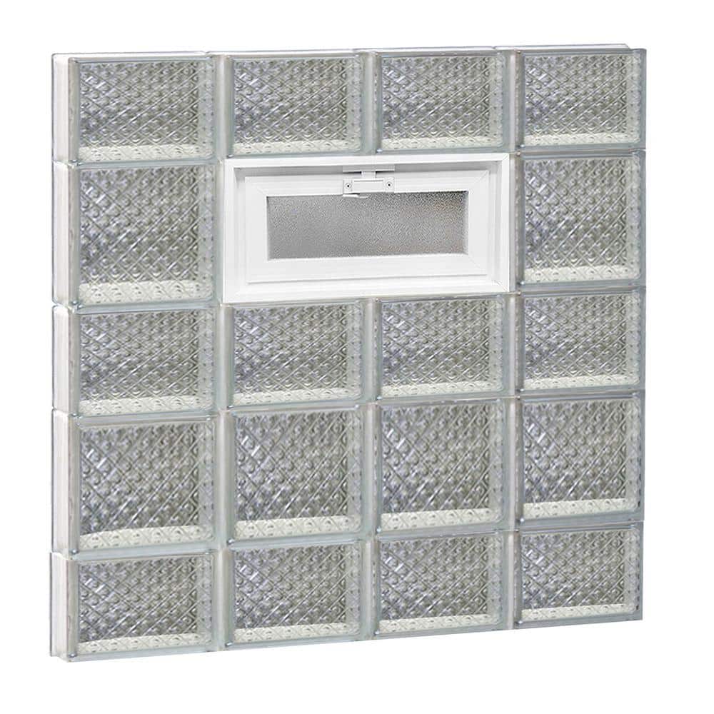 Clearly Secure 31 in. x 32.75 in. x 3.125 in. Frameless Vented Diamond ...