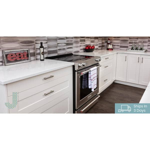 J Collection Shaker Assembled 30 In W X 84 5 In H X 24 In D Pantry Universal Single Oven Cabinet With Two Drawers In Vanilla White To2d3084 5 Ws The Home Depot