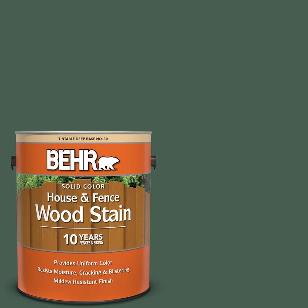1 gal. #N400-7 Vine Leaf Solid Color House and Fence Exterior Wood Stain