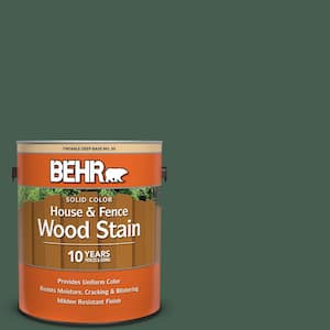 1 gal. #N400-7 Vine Leaf Solid Color House and Fence Exterior Wood Stain