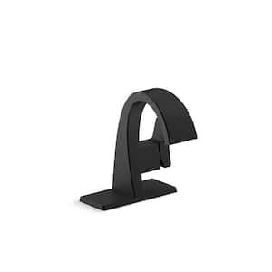 Katun Single Hole or 4 in. Centerset Single-Handle Bathroom Faucet in Matte Black