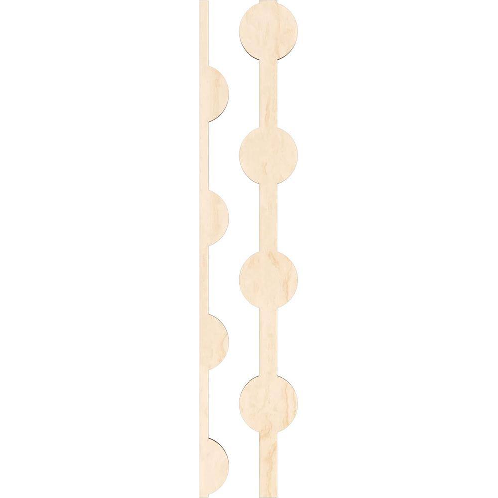 Bridgeport Birch Adjustable Decorative Wood Slat Wall Panel Kit