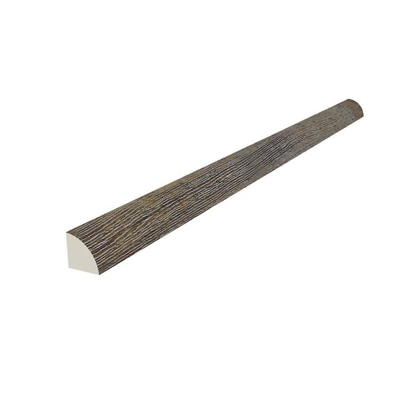 Everlux Grizzly Bear Brown 0.75 in. T x 0.75 in. W x 94.5 in. L Quarter Round Molding (4-Pack)