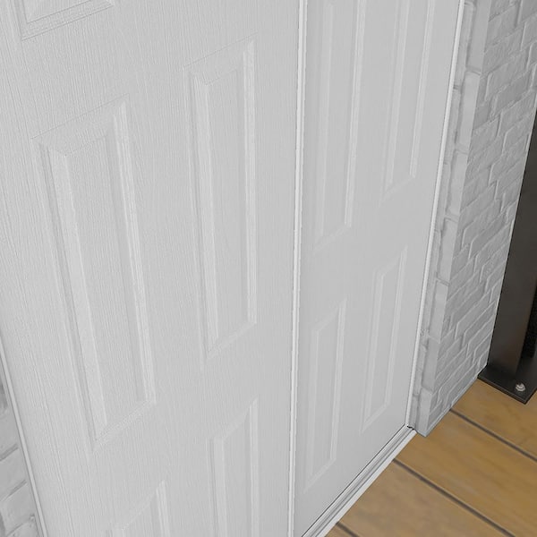 48 In X 80 5 White Primed Bostonian Sliding Closet Door E04880ma22 48 In X 80 5 White Primed, Beadboard Sliding Closet Doors