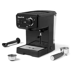 2-Cup Black Cappuccino and Espresso Machine