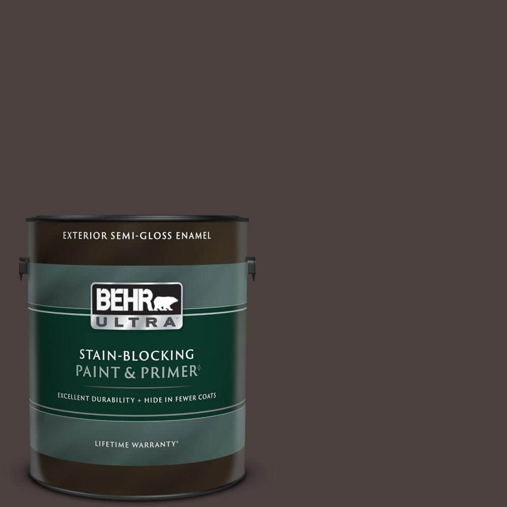 BEHR ULTRA 1 gal. PPU520 Sweet Molasses SemiGloss Enamel Exterior