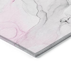 Chantille ACN515 Pink 10 ft. x 14 ft. Machine Washable Indoor/Outdoor Geometric Area Rug