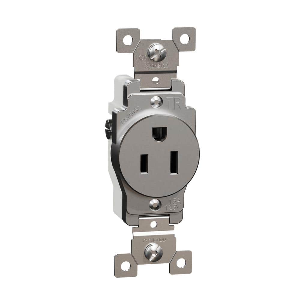 X Series 15 Amp 125-Volt Tamper Resistant Heavy-Duty Indoor Single Outlet Back Wire Matte Gray price history on PriceWatchPro