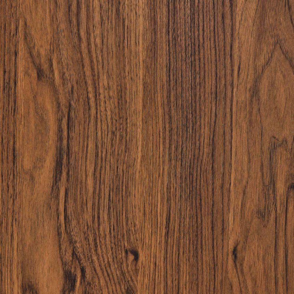 Mid-Century Modern Walnut Wood Grain Corner Bookcase
