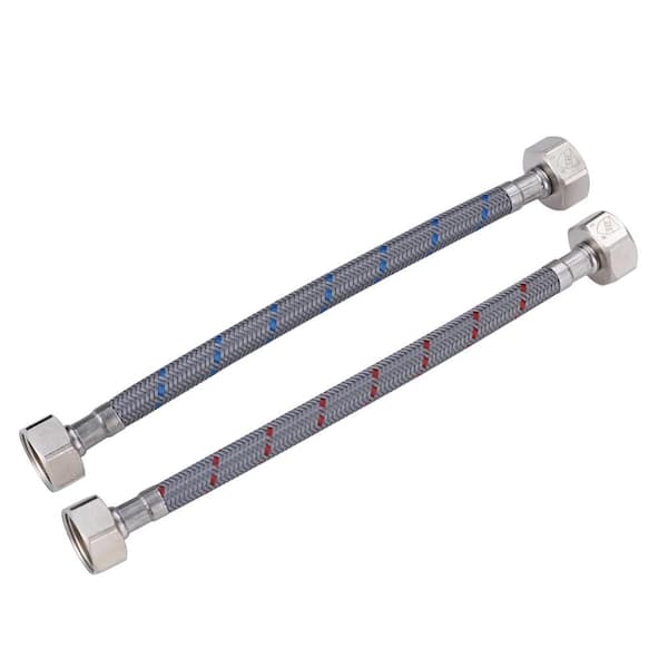 ARCORA 1/2 in. FIP x 8 in. Faucet Supply Lines