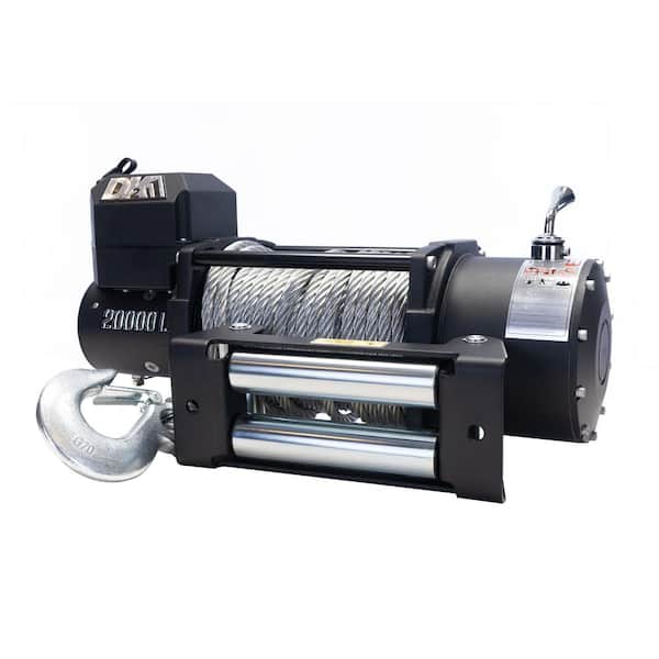 DK2 20,000 lb. Capacity 12-Volt Electric Winch with 85 ft. Steel Cable