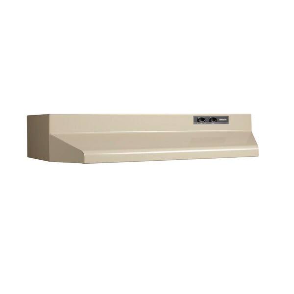 Broan-NuTone 42000 Series 30 in. Range Hood with Damper in Almond