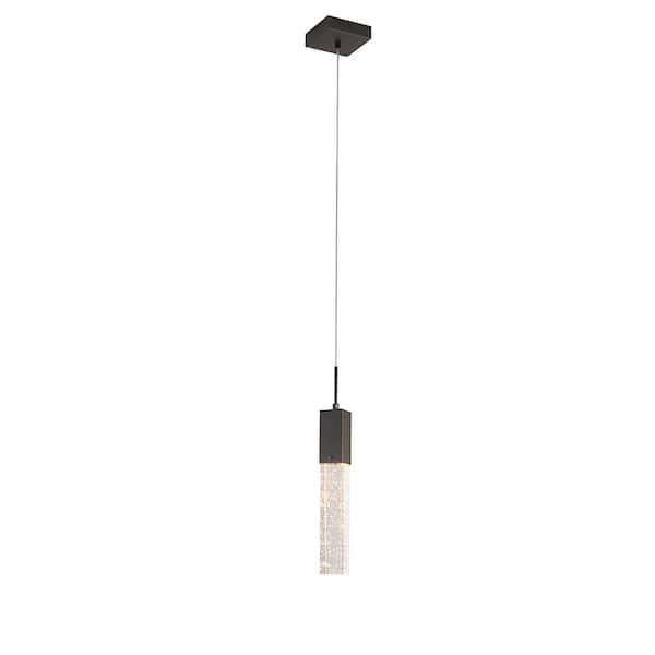 Unbranded Pear I 1-Light Matte Black Pendant