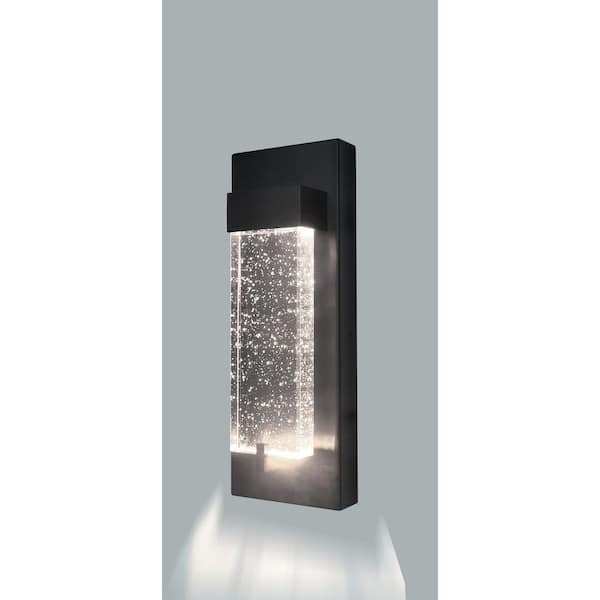COVE LED Crystal Wall Sconce 12 Watt 420 Lumens Adj CCT 2700K-3000K-5000K 120V 12.2 inch