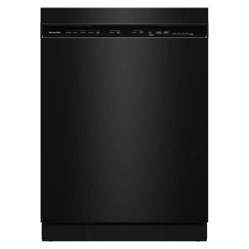24 in Front Control Built-In Tall Tub Dishwasher in Black with 30-Plus Total Wash Jets
