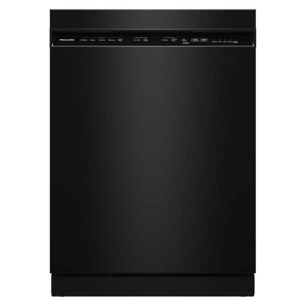 24 in Front Control Built-In Tall Tub Dishwasher in Black with 30-Plus Total Wash Jets