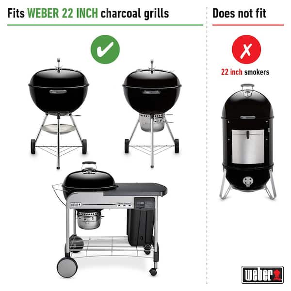 BBQ Grates Kit Fits 18.5'' Weber Kettle Grills, 7432 + 7440 Grate + Thermometer Kit