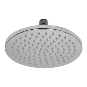 1-Spray 8 in. Single Ceiling Mount Fixed Rain Shower Head in Polished Chrome