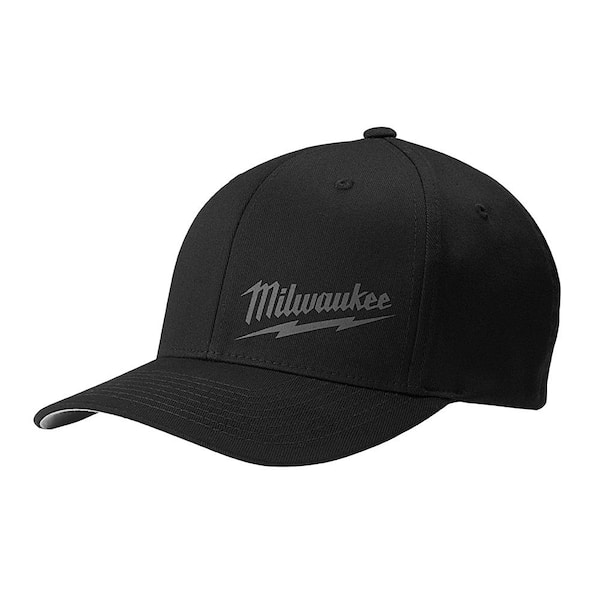 Milwaukee Large/Extra Large Black Fitted Hat