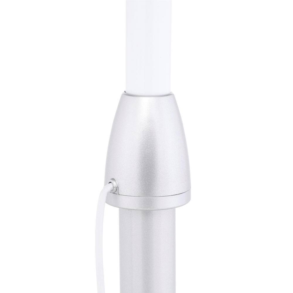 Adjustable Silver LED Magnifier Floor and Table Lamp