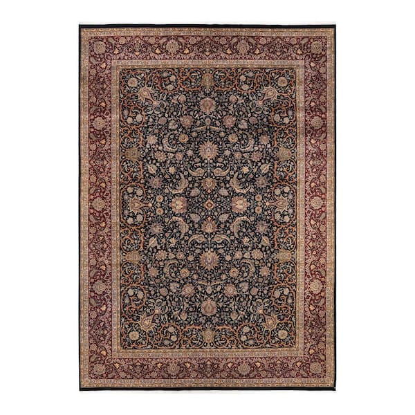 Solo Rugs Mogul One-of-a-Kind Traditional Black 10 ft. 1 in. x 14 ft. 5 in. Oriental Area Rug