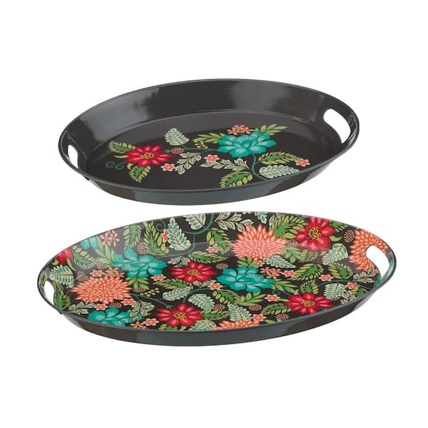 Regal Art & Gift Floral Home Entertaining - Tray (Set of 2)