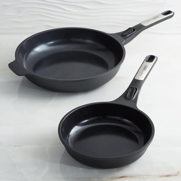 BergHOFF Leo Phantom 2-Piece Nonstick Ceramic Fry Pan Set, Recycled