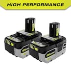 ONE+ 18V HIGH PERFORMANCE Lithium-Ion 4.0 Ah Battery (2-Pack)
