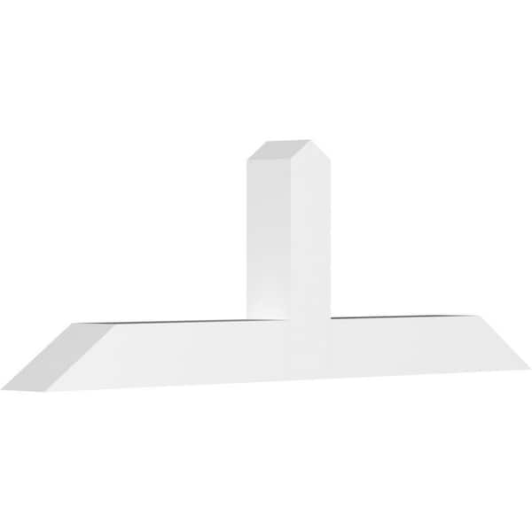 Ekena Millwork Portland 72 in. W x 24 in. H x 6 in. D Signature Polyurethane Bracket