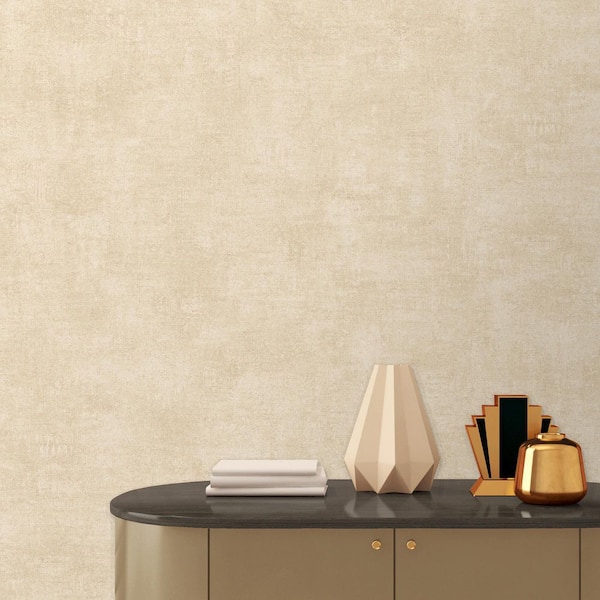 Grain Texture Pale Yellow Wallpaper