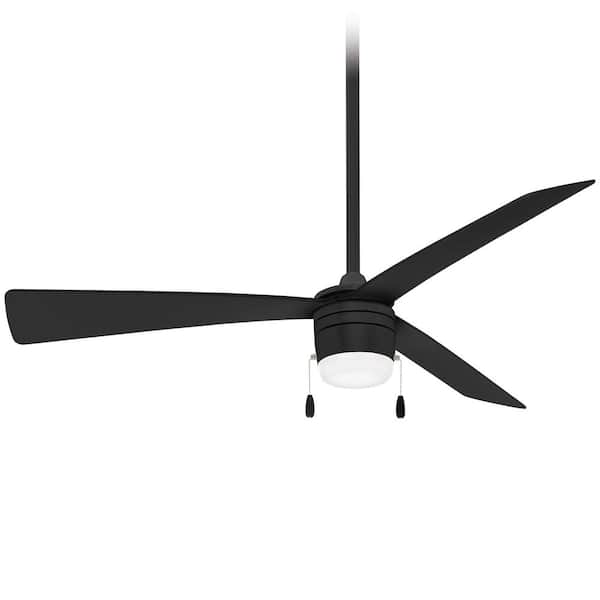 MINKA-AIRE Vital 44 in. Integrated LED Indoor Coal Ceiling Fan with Light