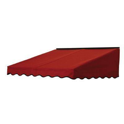 NuImage Awnings 3 ft. 2700 Series Fabric Door Canopy (19 in. H x 47 in. D) in Terra Cotta