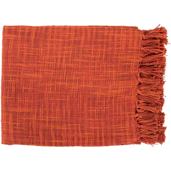 Livabliss Phoebe Rust Throw Blanket