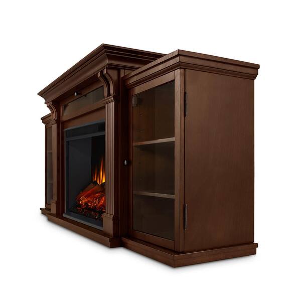 Real Flame Calie Entertainment 67 In Media Console Electric Fireplace Tv Stand Dark Espresso 7720e De Real Flame Calie Entertainment 67 In, Calie Entertainment Center Electric Fireplace In Dark Espresso By Real Flame