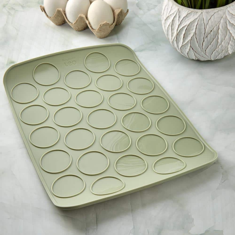 Sage Green Non-stick Silicone Cookie Baking Mat 12.5"