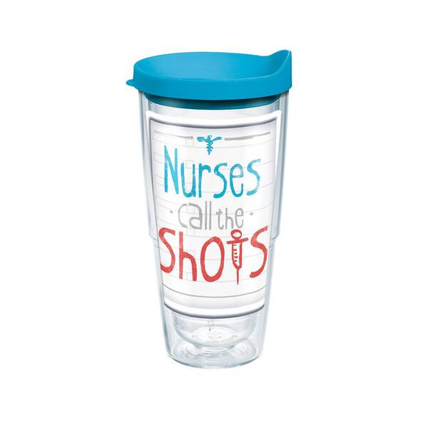 Tervis Nurses Call The Shots 24 oz. Double Walled Insulated Tumbler with Travel Lid