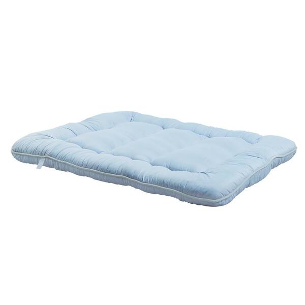 Dovelina Twin Size Soft Cotton 4 in. Mattress Foldable Japanese Floor Mattress With White Removable Cover
