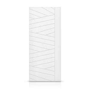 24 in. x 80 in. Hollow Core White Stained Composite MDF Interior Door Slab