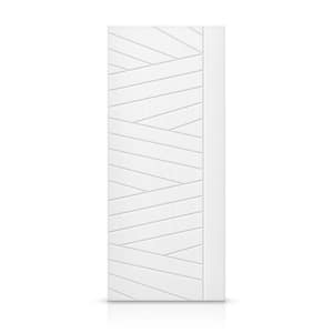 36 in. x 96 in. Hollow Core White Stained Composite MDF Interior Door Slab