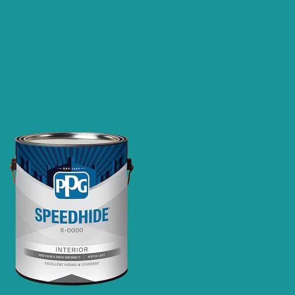 SPEEDHIDE 1 gal. PPG1234-6 Sea Fantasy Semi-Gloss Interior Paint