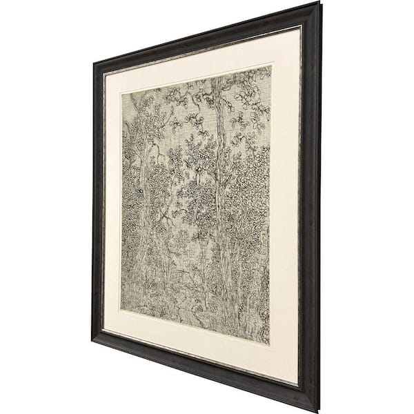 Paragon Segers 1 Piece Framed Pencil Nature Art Drawing 51 in. x