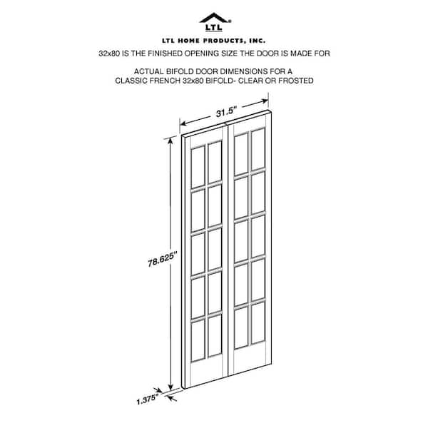 Reviews for Pinecroft 32 in. x 80 in. Classic French 10-Lite