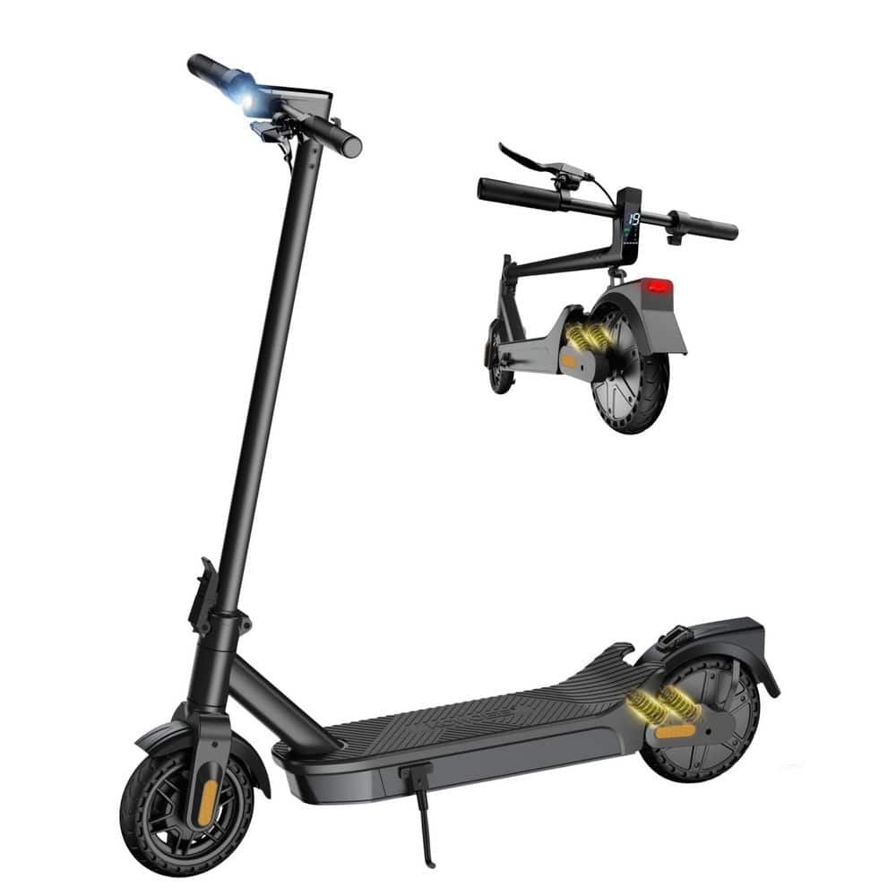350W 2-Wheel Foldable Electric Scooter with 8.5 in. Tire, App and Rear Dual Damping Suspension for Adults, 17 Miles price history on PriceWatchPro
