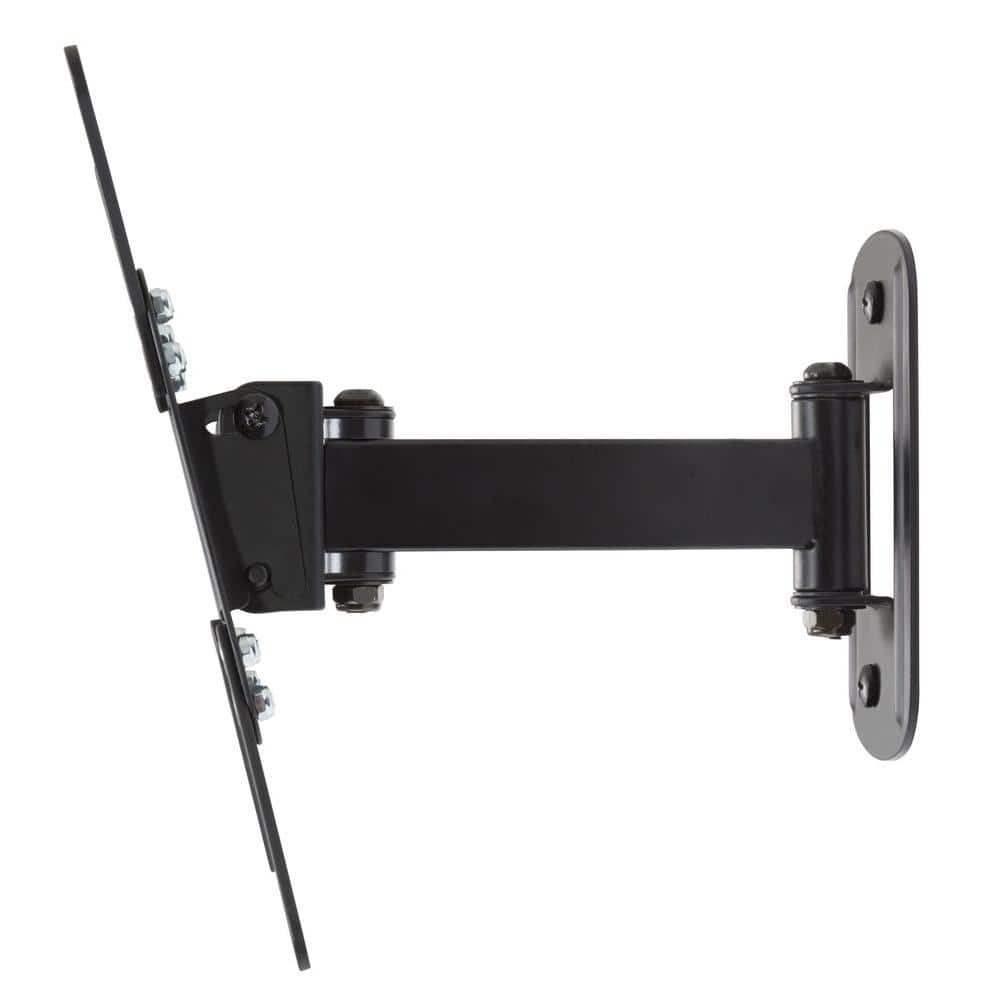 Black Steel Full Motion Wall Mount for 13"-39" Monitors
